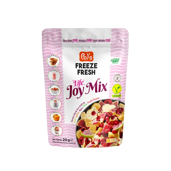 Pol's Freeze Fresh Life Joy Mix 20 G (7'li Paket) ürün görseli 1