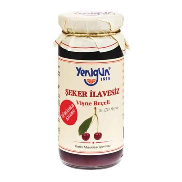 Yenigün Şeker İlavesiz Vişne Reçeli 290 G (4'li Paket) ürün görseli 1