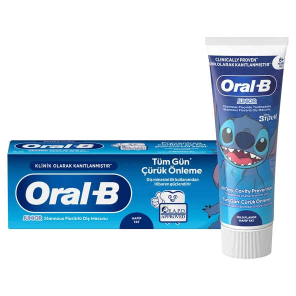 Oral-B Junior Çürük Önleyici Koruma Diş Macunu 75 Ml (5'li Paket) ürün görseli 1