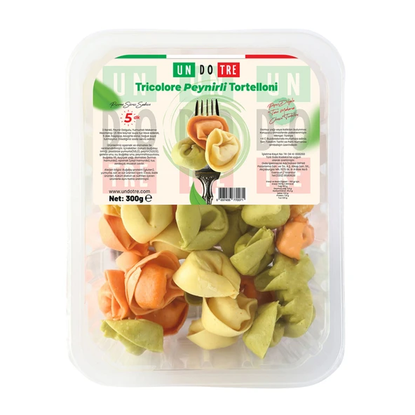 Un Do Tre Tricolore Peynirli Tortellini 300 G (4'li Paket) ürün görseli 1