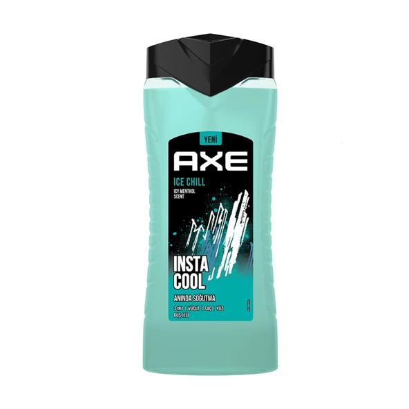 Axe Insta Cool Ice Chill 3In1 Duş Jeli 300 Ml (4'li Paket) ürün görseli 1