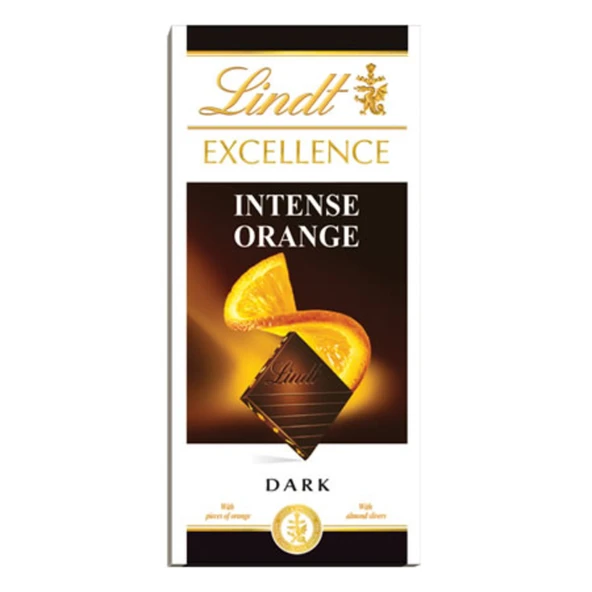 Lindt Excellence İntense Orange Çikolata 100 G (4'li Paket) ürün görseli 1