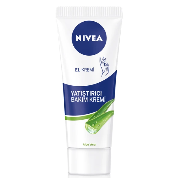 Nivea Yatıştırıcı ve Nemlendirici El Bakım Kremi Aloe Vera 75 Ml (4'li Paket) ürün görseli 1