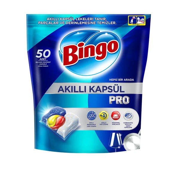Bingo Hepsi Bir Arada Akıllı Kapsül Pro 50'li 685 G (6'li Paket) ürün görseli 1