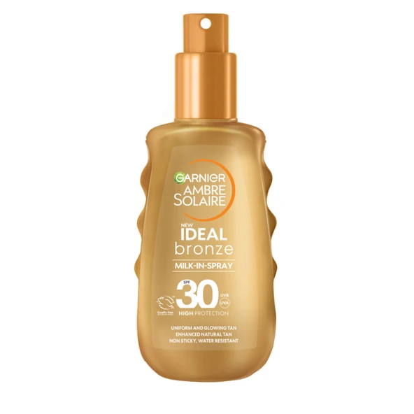 Garnier Ambre Solaire İdeal Bronzluk Güneş Kremi SPF 30 150 ml (3'li Paket) ürün görseli 1
