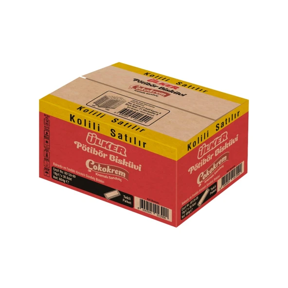 Ülker Pötibör Çokokrem Sandviç 36 x 19 G (4'li Paket) ürün görseli 1