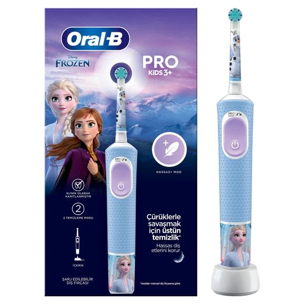 Oral-B Şarjlı Diş Fırçası Vitality Pro Çocuk Frozen ürün görseli 1