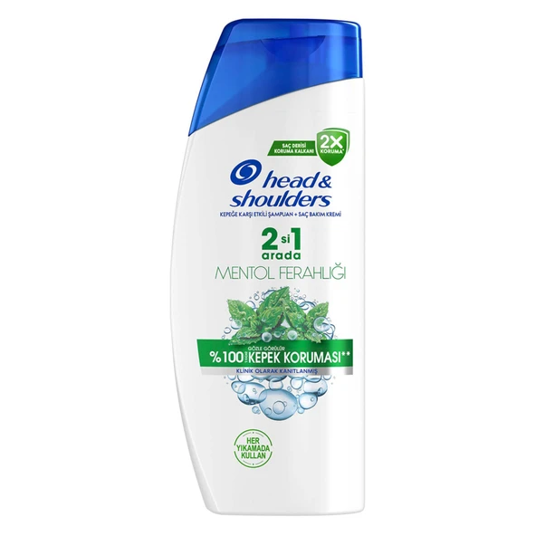 Head & Shoulders Şampuan Mentol Ferahlığı 2in1 625 Ml (6'li Paket) ürün görseli 1