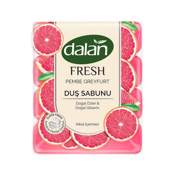 Dalan Fresh Pembe Greyfurt Duş Sabunu 4 x 150 G (5'li Paket) ürün görseli 1