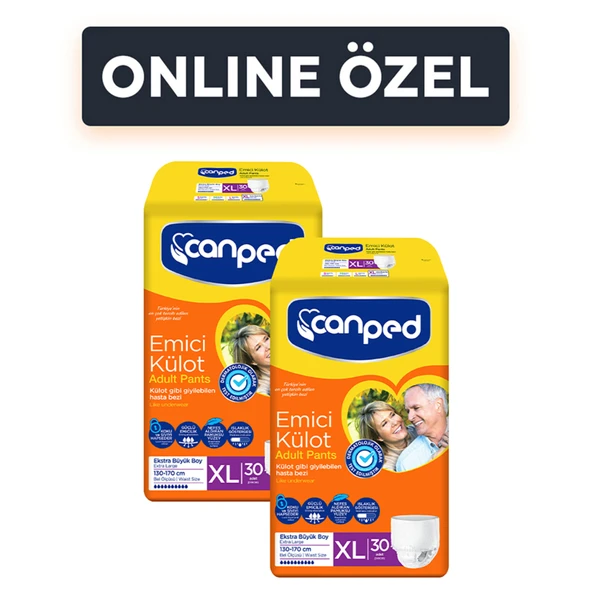 Canped Emici Külot Ekstra Büyük Online Paket 60'lı ürün görseli 1