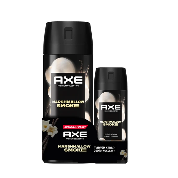 Axe Premium Collection Marshmallow Smoke Deodorant 185 Ml (2'li Paket) ürün görseli 1