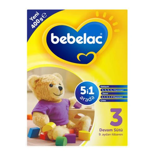 Bebelac Devam Sütü 3 400 G (2'li Paket) ürün görseli 1