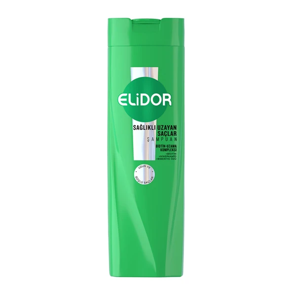 Elidor Saç Bakım Şampuanı Sağlıklı Uzayan Saçlar 400 Ml (4'li Paket) ürün görseli 1