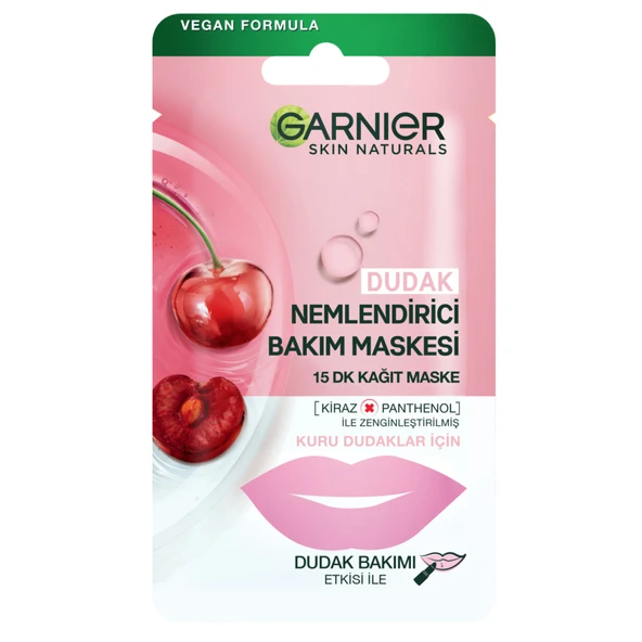 Garnier Dudak Nemlendirici Bakım Maskesi (5'li Paket) ürün görseli 1