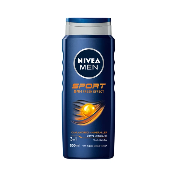 Nivea Men Sport Duş Jeli 500 Ml (4'li Paket) ürün görseli 1