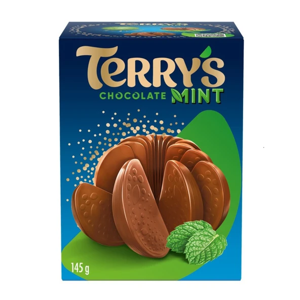 Terry's Ball Mint Nane Aromalı Dilimli Sütlü Çikolata 145 G (4'li Paket) ürün görseli 1