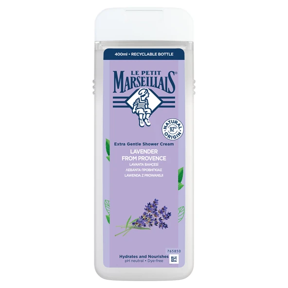 Le Petit Marseillais Lavanta Balı Duş Jeli 400 Ml (3'li Paket) ürün görseli 1
