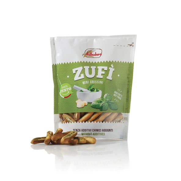 Valledoro Zufi Mini Grissini Pesto 100 G (5'li Paket) ürün görseli 1
