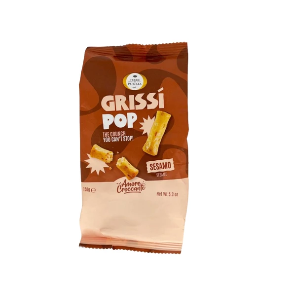 Terre Di Puglia Grissini Pop Susamlı Kraker 150 G (5'li Paket) ürün görseli 1
