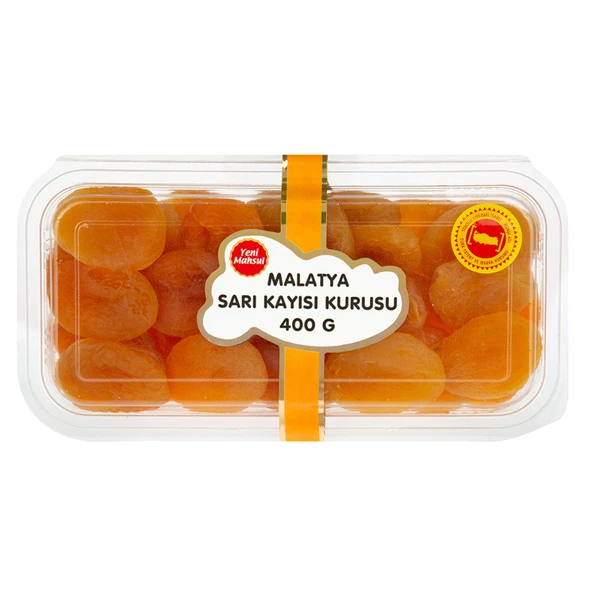 Sarı Kuru Kayısı 400 G (5'li Paket) ürün görseli 1