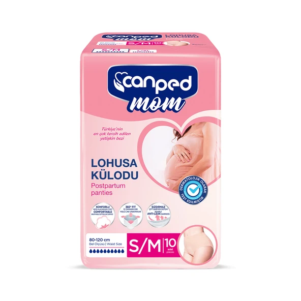 Canped Mom Lohusa Külodu S-M 10'lu (2'li Paket) ürün görseli 1