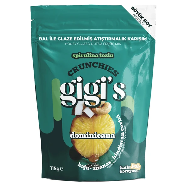 Gigi's Kaju Ananas Hindistan Cevizi Atıştırmalık 115 G (4'li Paket) ürün görseli 1