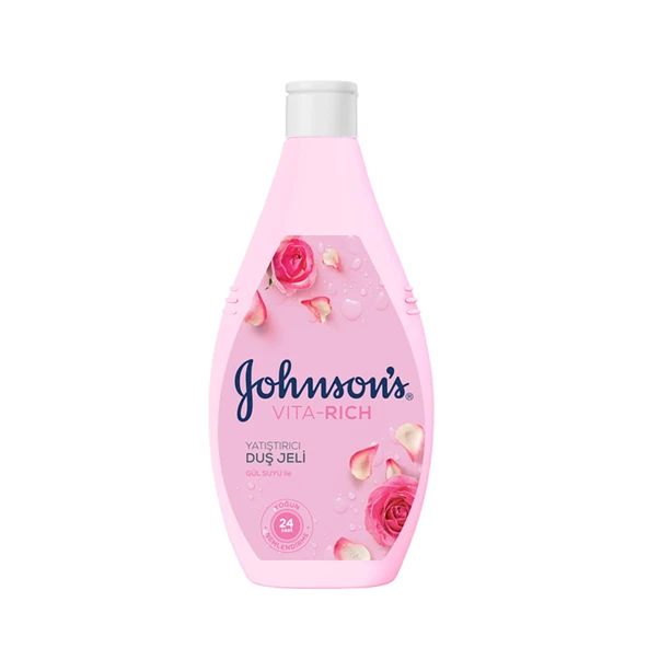 Johnson's Vıta-rıch Gül Suyu Yatıştırıcı Duş Jeli 400Ml (4'li Paket) ürün görseli 1