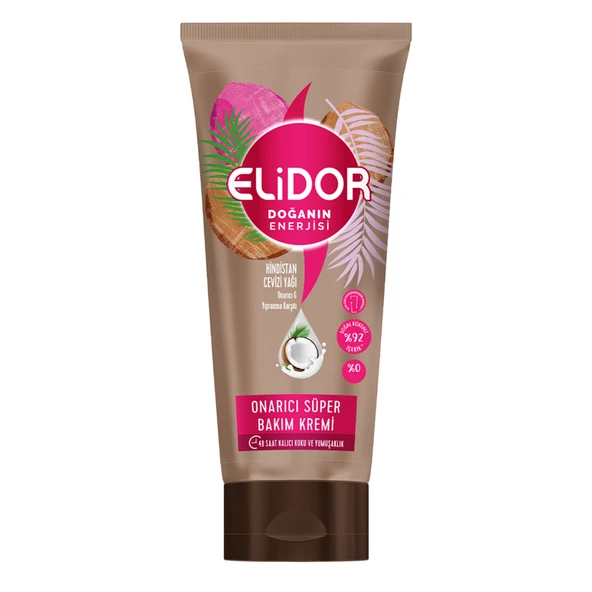 Elidor Onarıcı Saç Bakım Kremi Hindistan Cevizi Yağı 170 ml (6'li Paket) ürün görseli 1