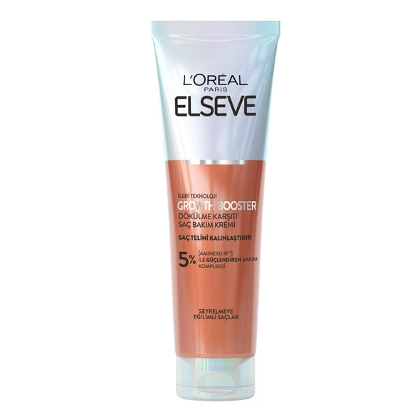 Elseve Growth Booster Dökülme Karşıtı Saç Bakım Kremi 150 Ml (5'li Paket) ürün görseli 1