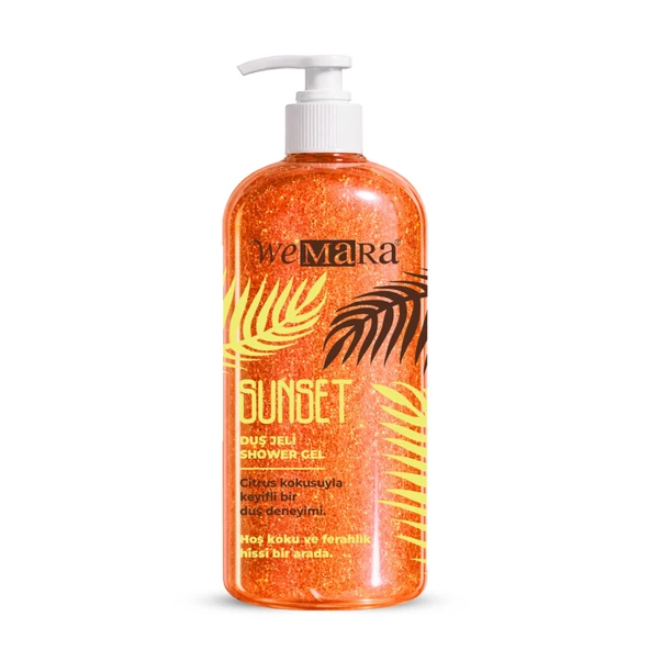 Wemara Sunset Simli Duş Jeli 1 L (4'li Paket) ürün görseli 1