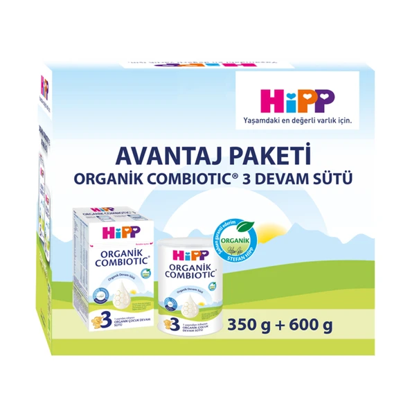 Hipp Organik Combiotic 3 Avantaj Paketi 600 G + 350 G ürün görseli 1