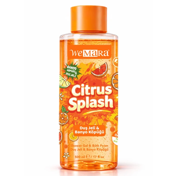 Wemara Citrus Splash Duş Jeli Banyo Köpüğü 500 Ml (6'li Paket) ürün görseli 1