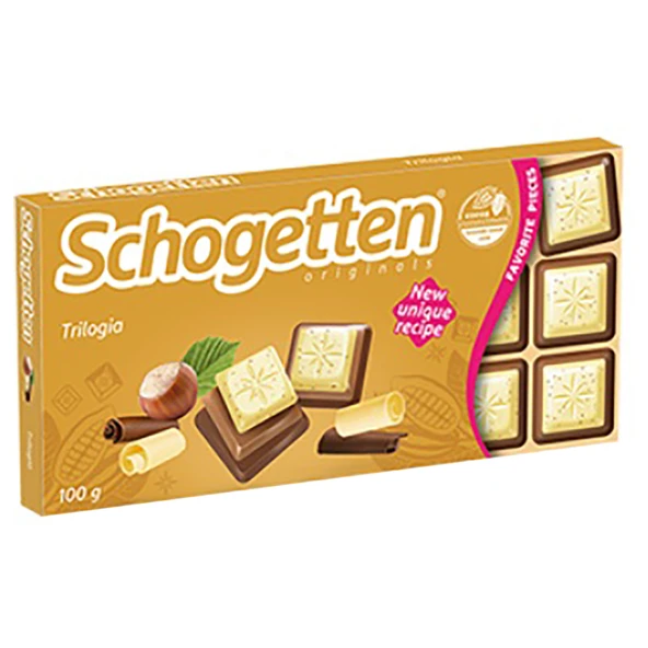 Schogetten Trilogia 100 G (4'li Paket) ürün görseli 1