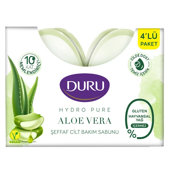 Duru Hydropure Aloevera Bakım Sabunu 4 x 135 G (6'li Paket) ürün görseli 1