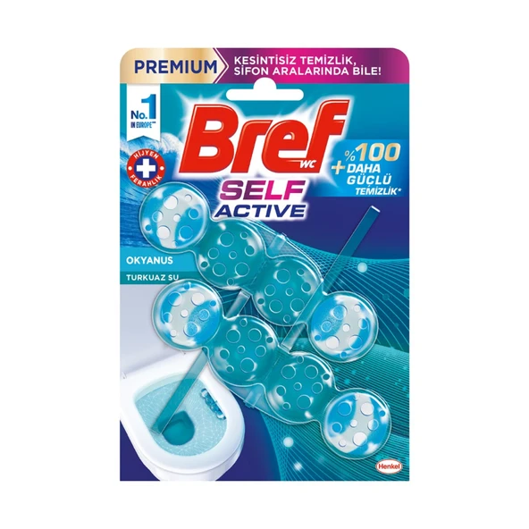 Bref Wc Blok Self Aktif Okyanus 2 x 50 G (4'li Paket) ürün görseli 1