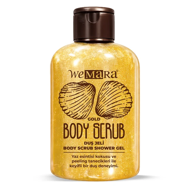 Wemara Body Scrub Duş Jeli Gold 500 Ml (3'li Paket) ürün görseli 1