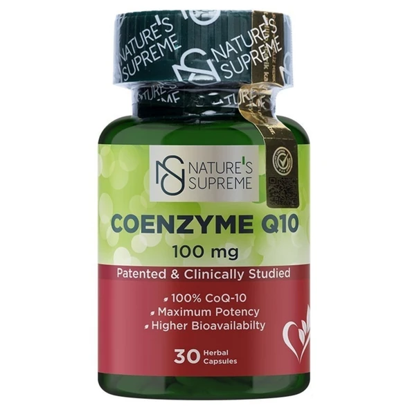 Nature's Supreme Coenzyme Q10 30 Tablet (3'li Paket) ürün görseli 1