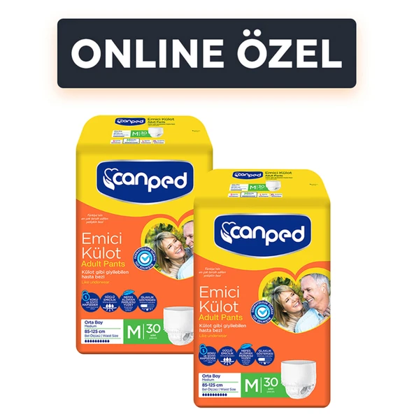 Canped Emici Külot Orta Online Paket 60'lı ürün görseli 1