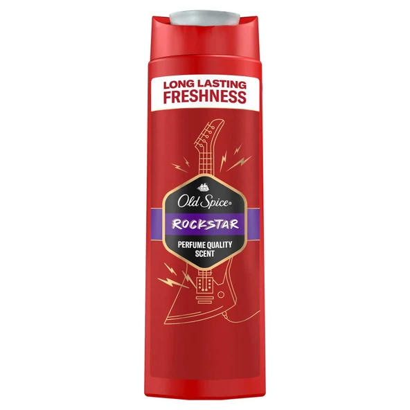 Old Spice Duş Jeli Rockstar 400 Ml (4'li Paket) ürün görseli 1