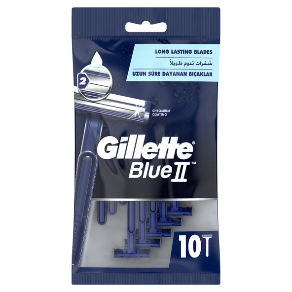Gillette Blue2 Kullan At Tıraş Bıçağı 10 Adet (4'li Paket) ürün görseli 1