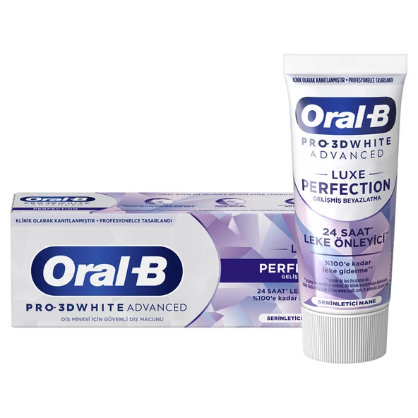 Oral-B Pro 3DW Luxe Perfection Diş Macunu 50 ml (4'li Paket) ürün görseli 1