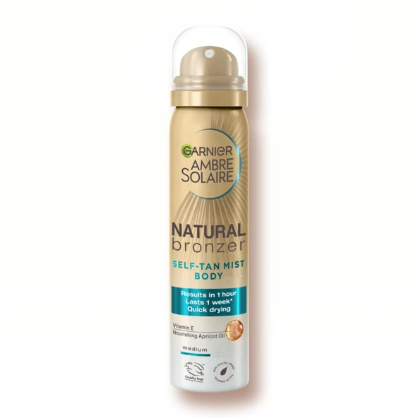 Garnier Ambre Solaire Doğal Bronzluk Sağlayan Body Mist Sprey 150 ml (3'li Paket) ürün görseli 1