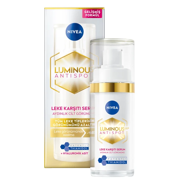 NIVEA Luminous630 Thiamidol Etkili Hyaluronik Asit Leke Karşıtı Serum 30 ml ürün görseli 1