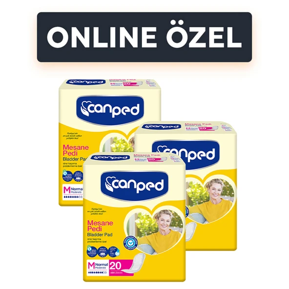 Canped Mesane Pedi Normal Online Paket 60'lı (2'li Paket) ürün görseli 1