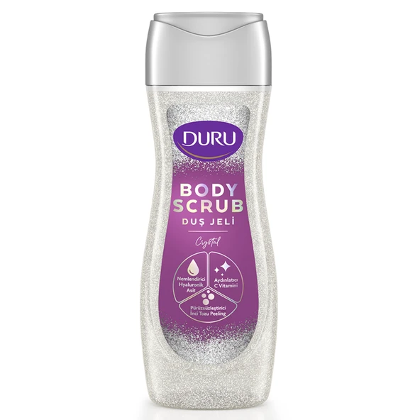 Duru Body Scrub Duş Jeli Silver 650 Ml (6'li Paket) ürün görseli 1