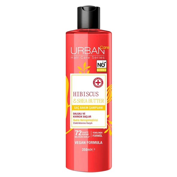 Urban Care Curls Hibiscus & Shea Butter Şampuan 350 Ml (5'li Paket) ürün görseli 1