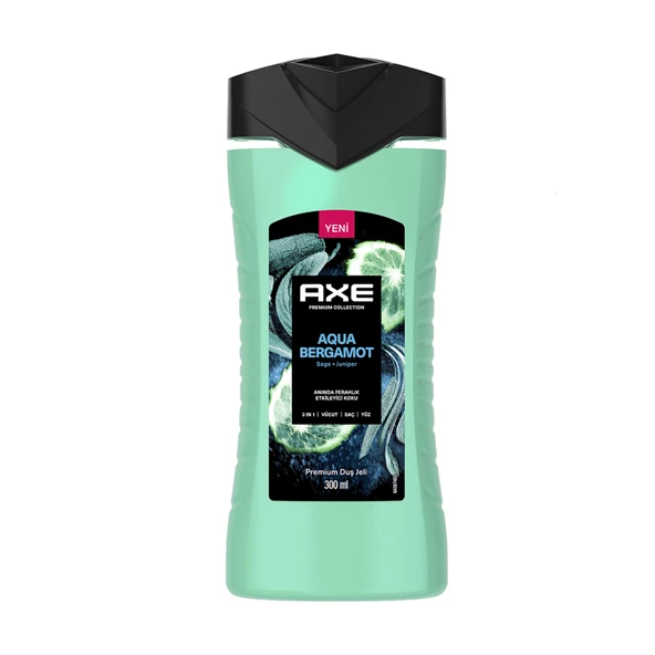 Axe Aqua Bergamot Duş Jeli 300 Ml (5'li Paket) ürün görseli 1
