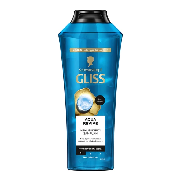 Gliss Aqua Revive Şampuan 400 Ml (4'li Paket) ürün görseli 1