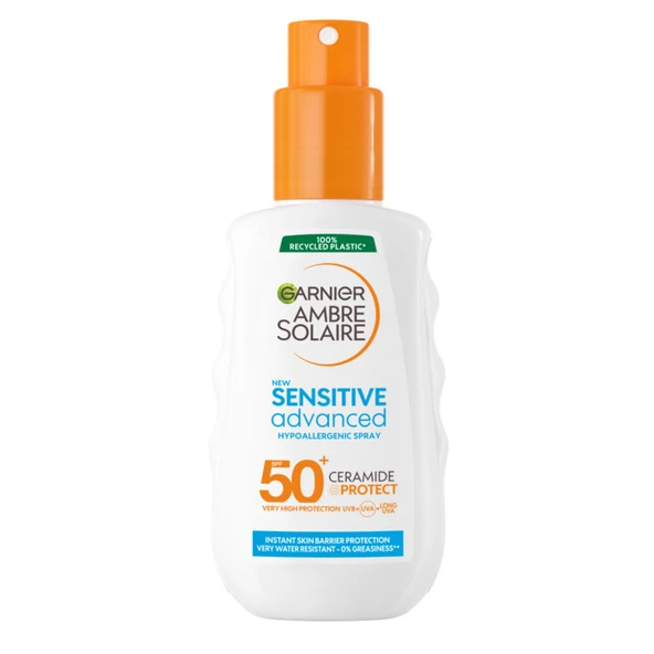 Garnier Ambre Solaire Hipoalerjenik Yüksek Korumalı Güneş Spreyi SPF 50+ 150 Mml (3'li Paket) ürün görseli 1