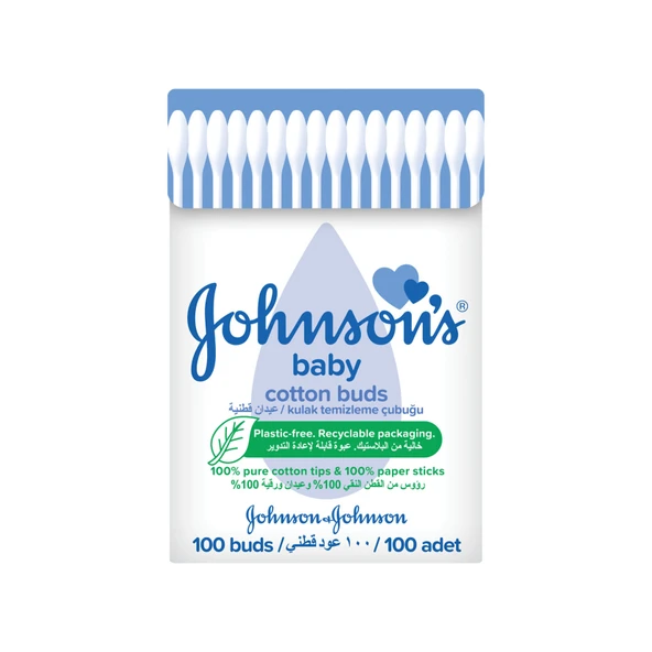 Johnson's Kulak Çubuğu 100'lü (7'li Paket) ürün görseli 1
